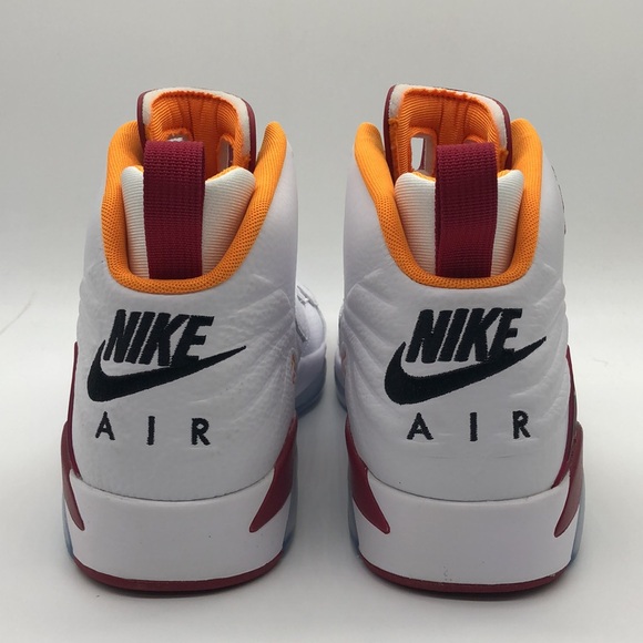 New Men’s Nike Air Jordan MVP Shoes Cardinal Red Vivid Orange DZ4475-168 NWOB - Picture 5 of 5